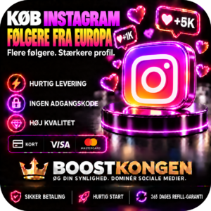 Køb Instagram Følgere fra Europa