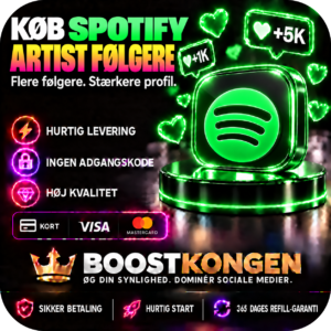 Køb Spotify Artist Følgere