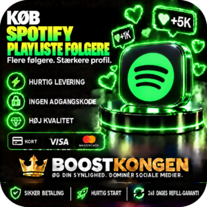 Køb Spotify Playliste Følgere