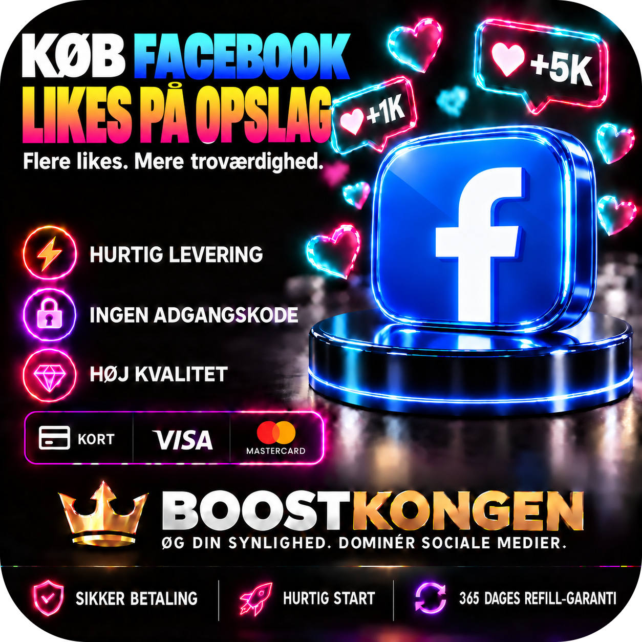 Køb Facebook Likes på Opslag