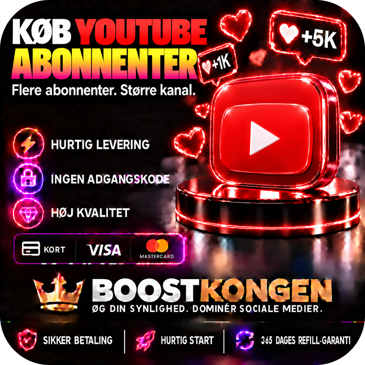 Køb YouTube Abonnenter