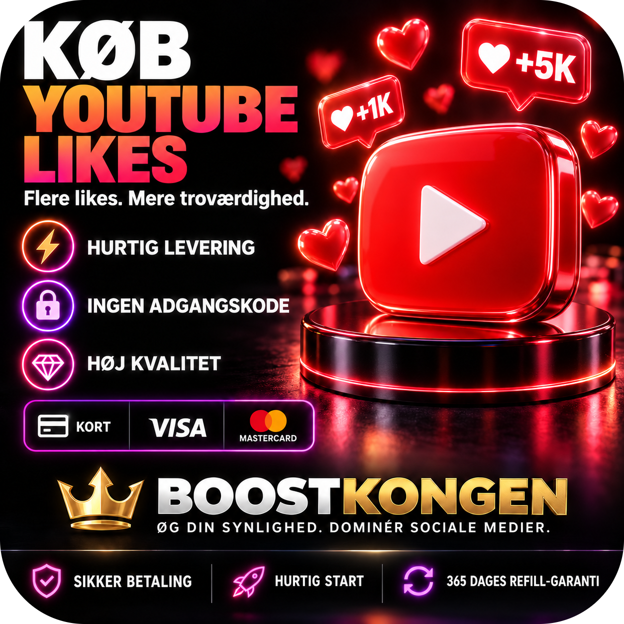 Køb YouTube Likes